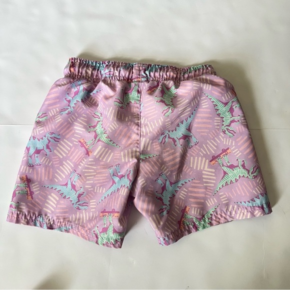 Cat & Jack Swim Shorts Trunks Lot Of 3 Size 4T Dinosaur Smiley Face Checker - Picture 12 of 16